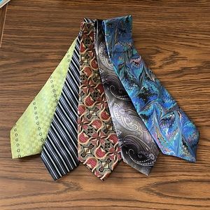 SET OF 5 MEN’S NECK TIES